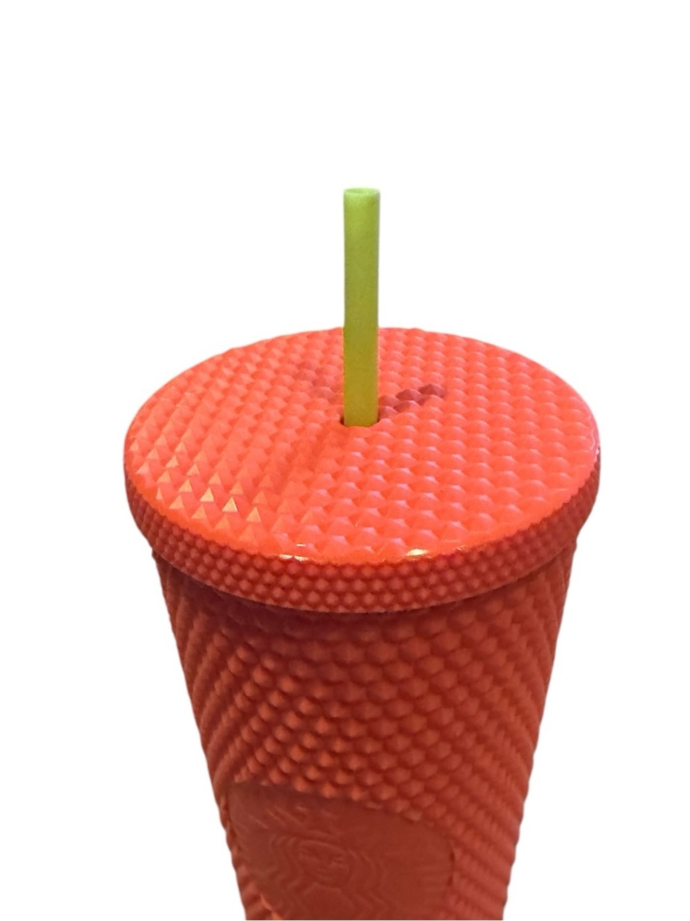 Starbucks Dragonfruit Pink Studded 2022 Tumbler with Lime Straw NEW 24 Oz Venti - Picture 7 of 7